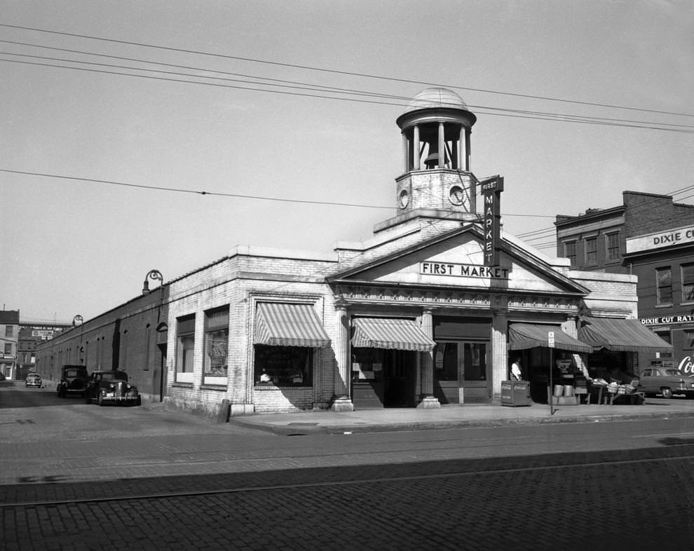#22 The First Market building, which was razed in 1961.