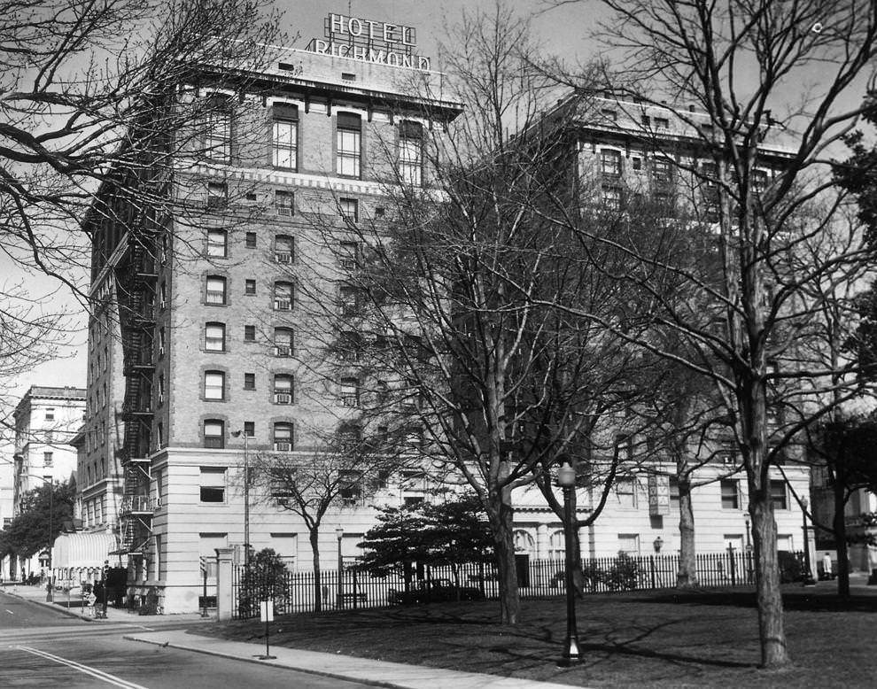 #48 The Hotel Richmond, which was acquired by the state in June that year for about $2 million and is now used as its Ninth Street Office Building, 1966.