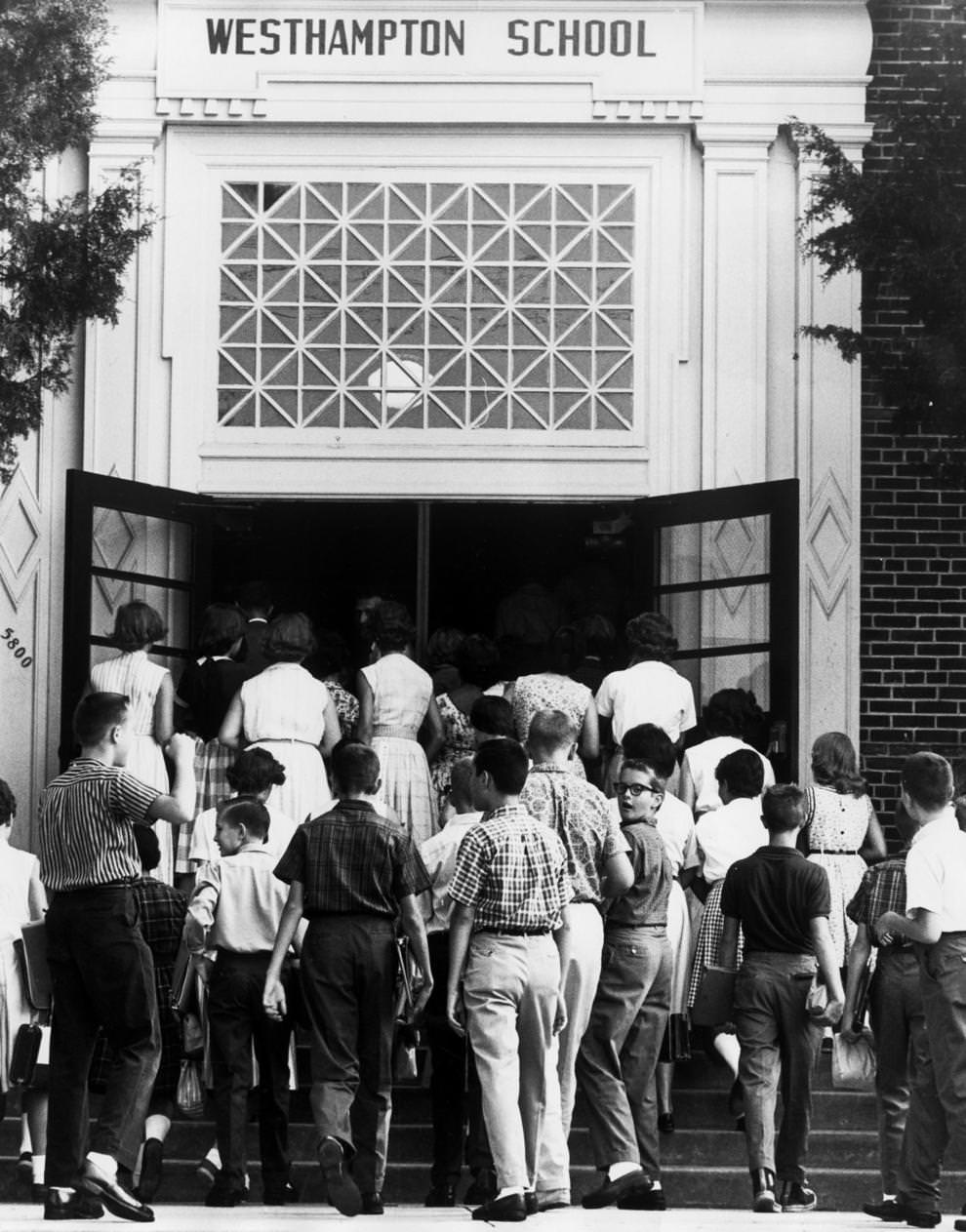 #50 Students entered Westhampton School in Richmond, 1961.
