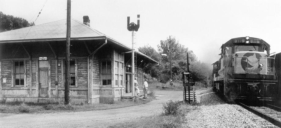 #4 The Chesapeake and Ohio Railway was preparing to close the Sabot Depot station in Goochland County, 1979.