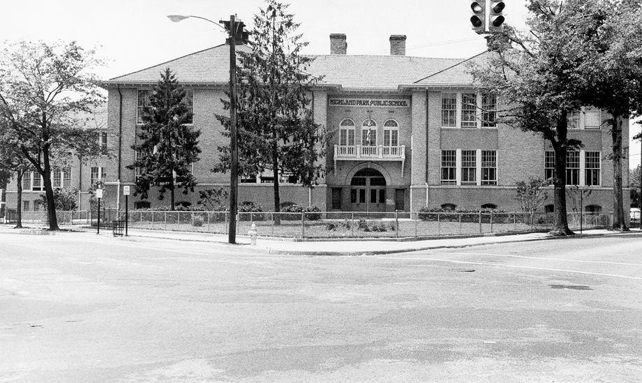#126 The Highland Park Public School building in Richmond, 1971.
