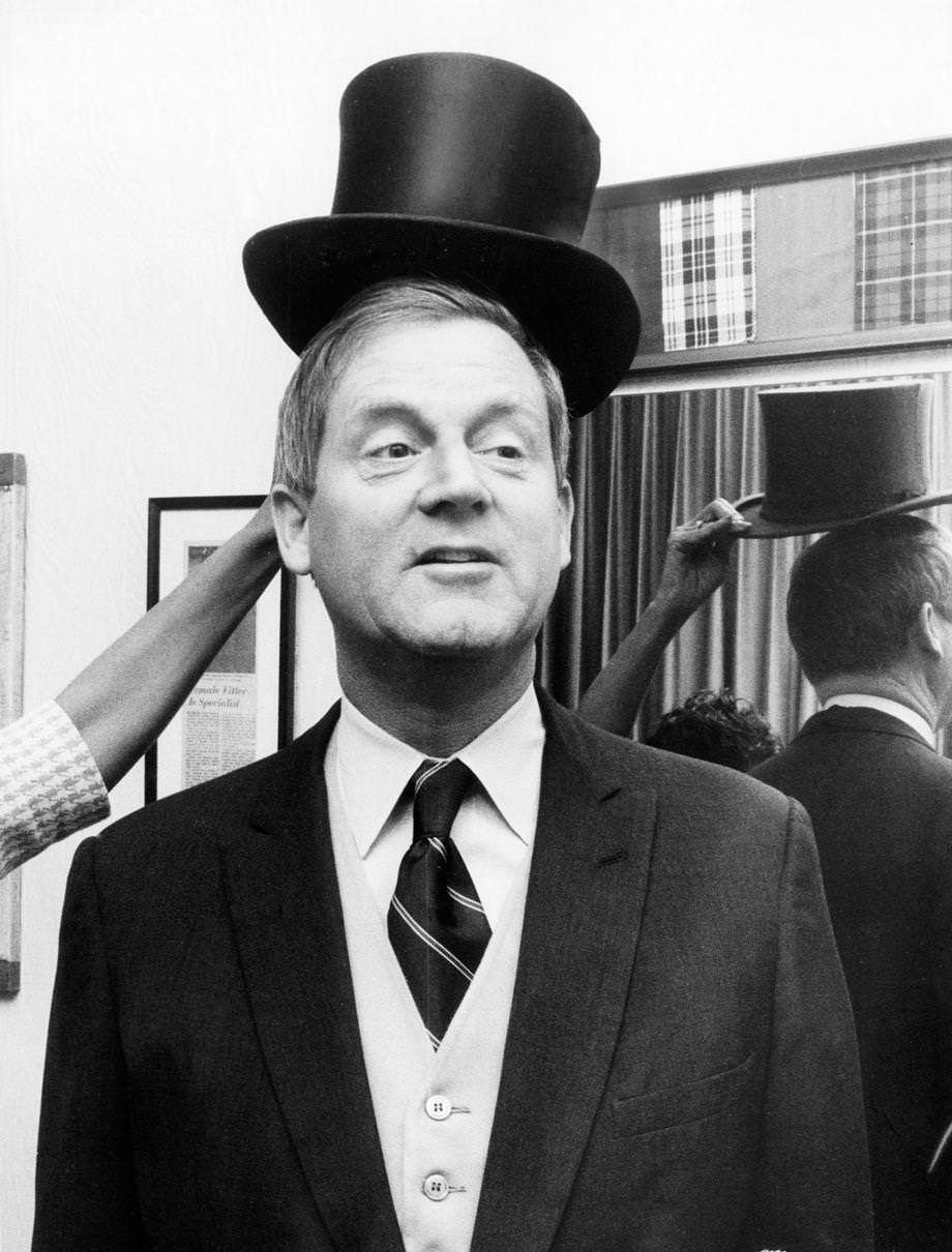 #171 Linwood Holton had the final fitting for his attire ahead of his inauguration in Richmond as Virginia’s governor, 1970.