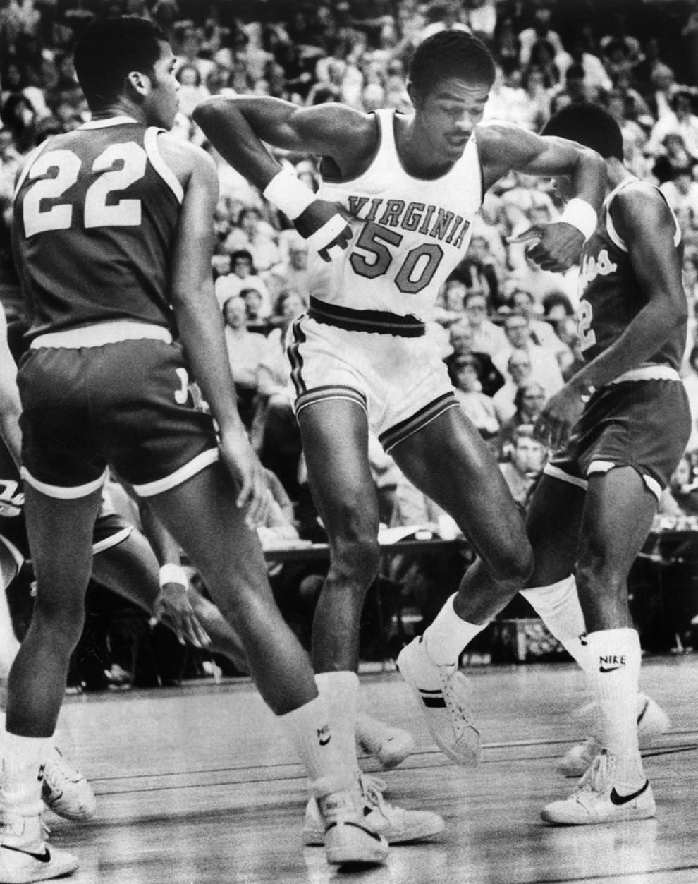 #76 The Richmond Coliseum, Ralph Sampson recorded three consecutive double-doubles during a memorable run in 1983.