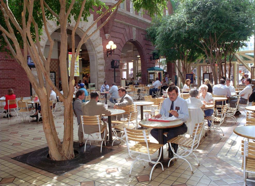 #3 Sixth Street Marketplace’s Food Court, 1995.