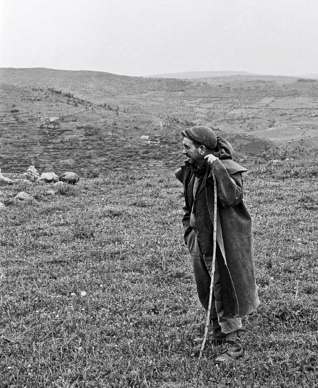 #14 Sicilian shepherd, Enna, Sicily, 1971