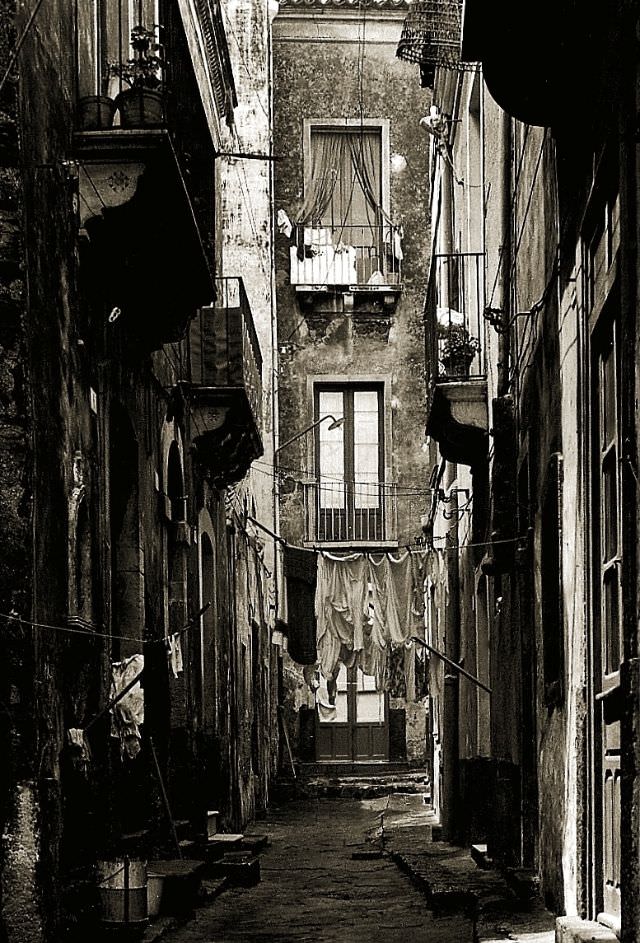 #2 Blind alley, Catania, Sicily, 1971