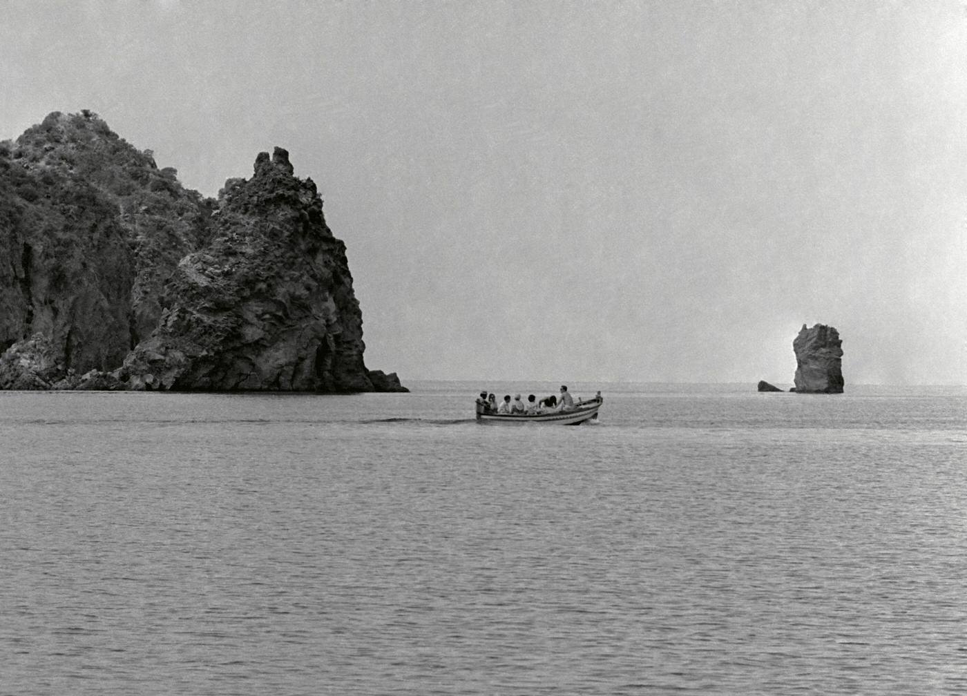 #52 Boat ride on Vulcano Island, Sicily, June 1970.
