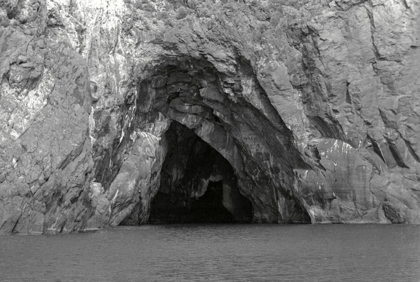 #58 Grotto of Cavallo on Vulcano Island, Sicily, June 1970.