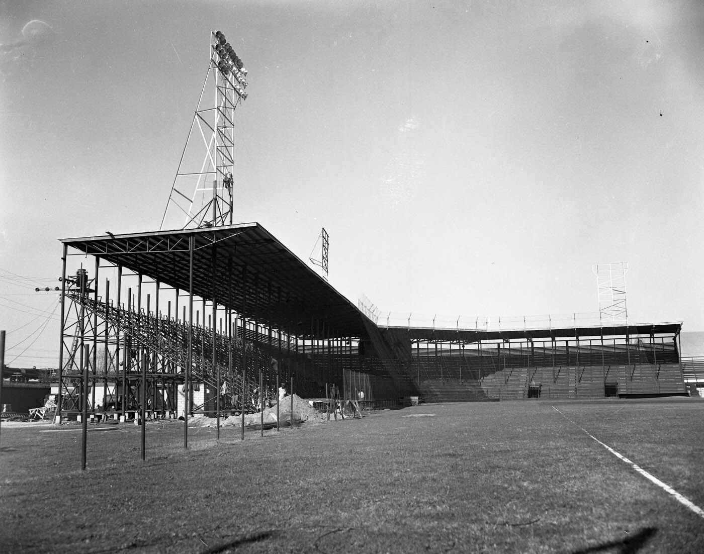 #1 Near-Complete Construction of Stands at Disch Field, 1950