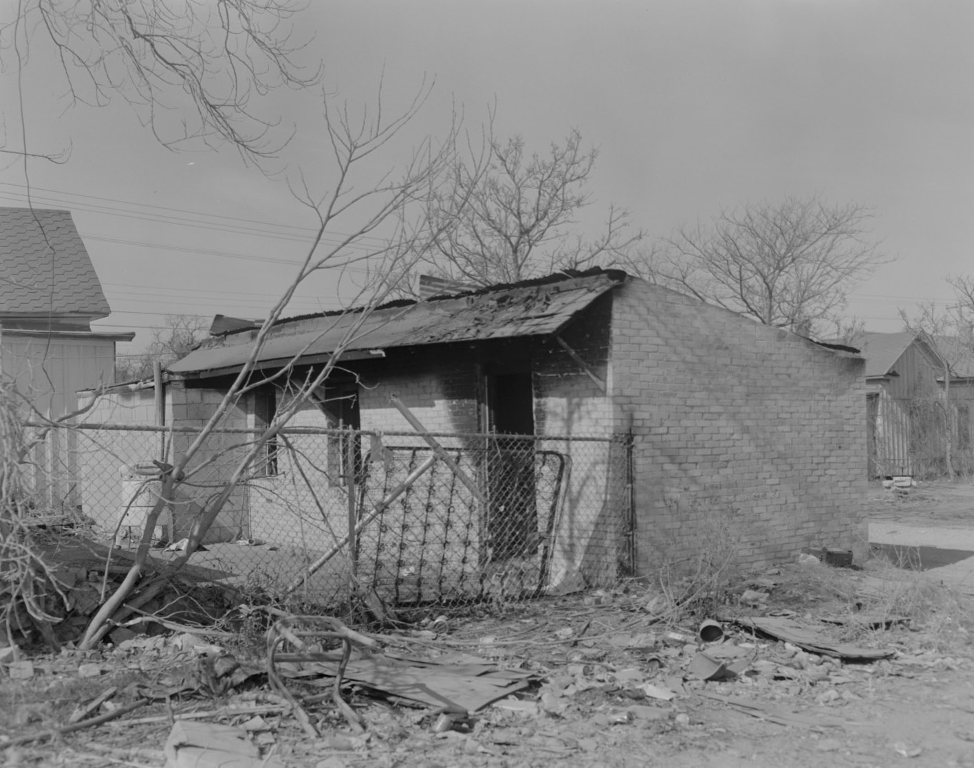 #36 Deteriorating House at 1203 Chicon Street in Austin, Texas, 1956