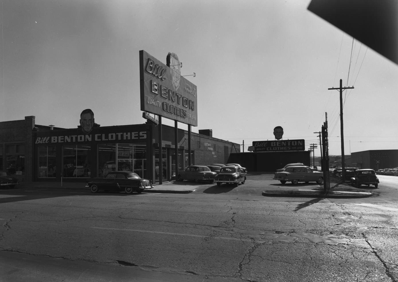 #51 Bill Benton Clothes Store Exterior, 1955