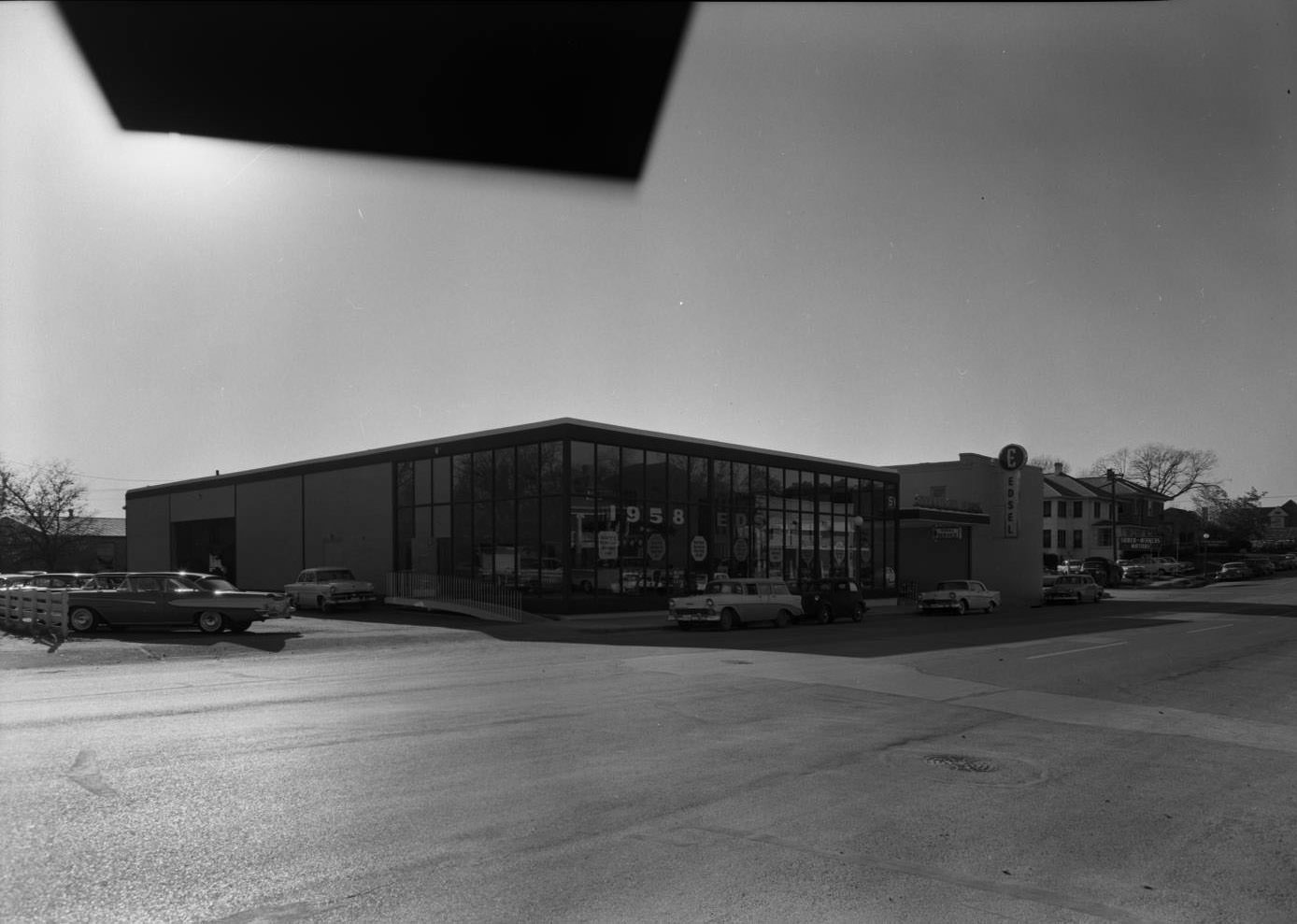 #59 Swearingen Brothers Edsel Dealership Exterior, 1957