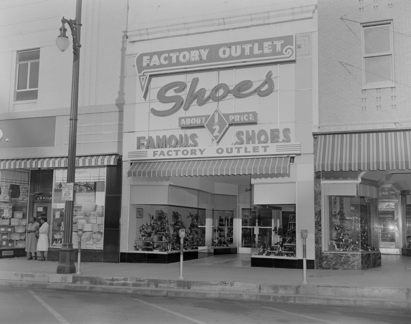 #22 Factory Outlet Shoes Storefront, 1957.