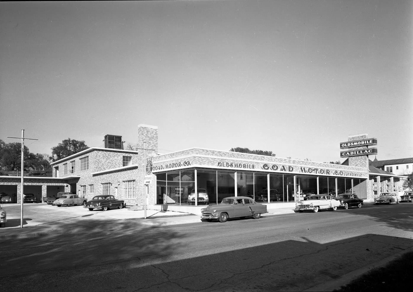 #76 Goad Motor Company Building and Lot, 1951