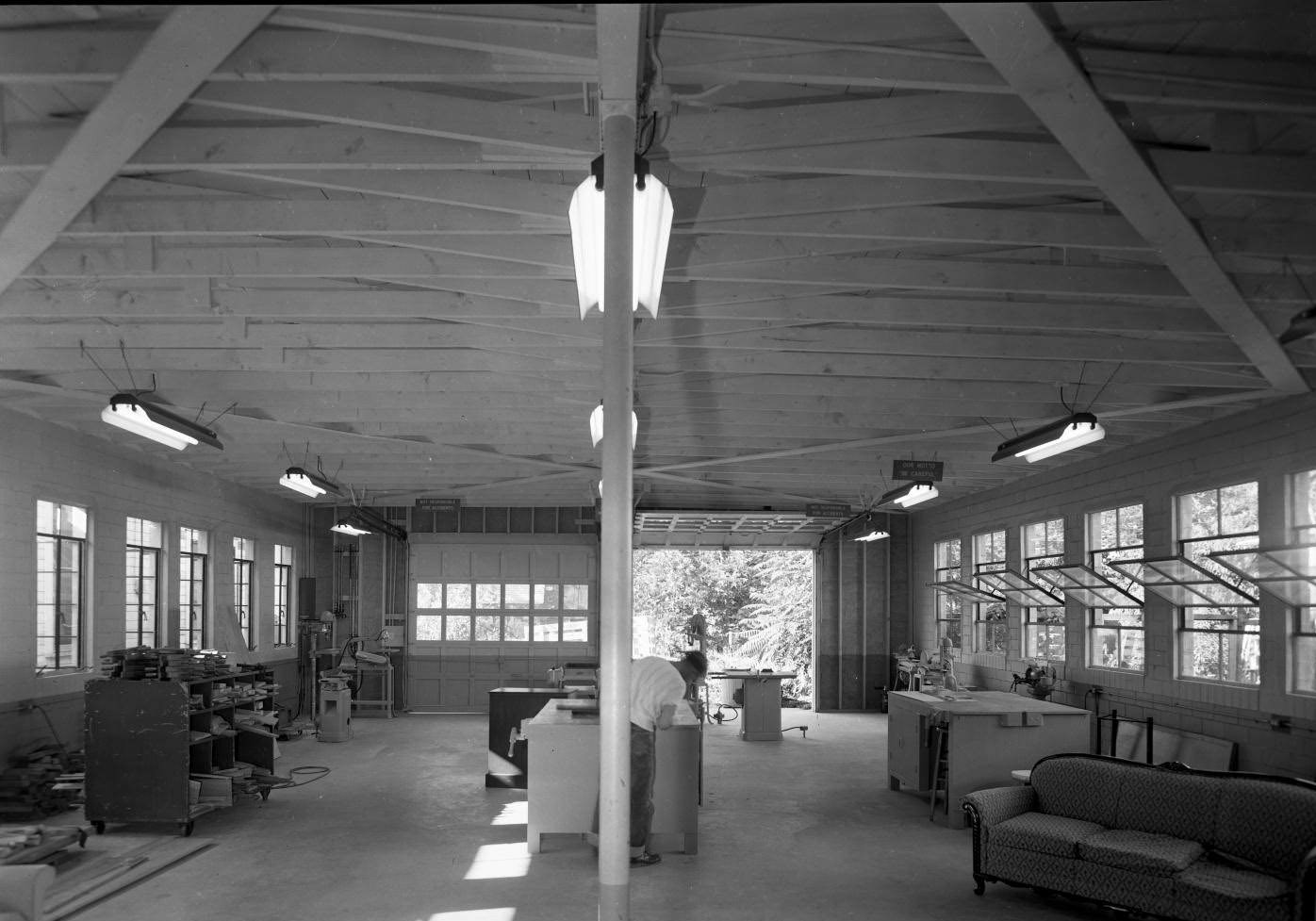 #93 Interior of Building at 2006 E. 1st St, 1951.