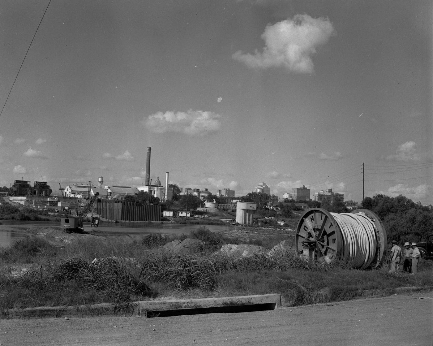 #41 Exterior of James Gravel Company, 1950.