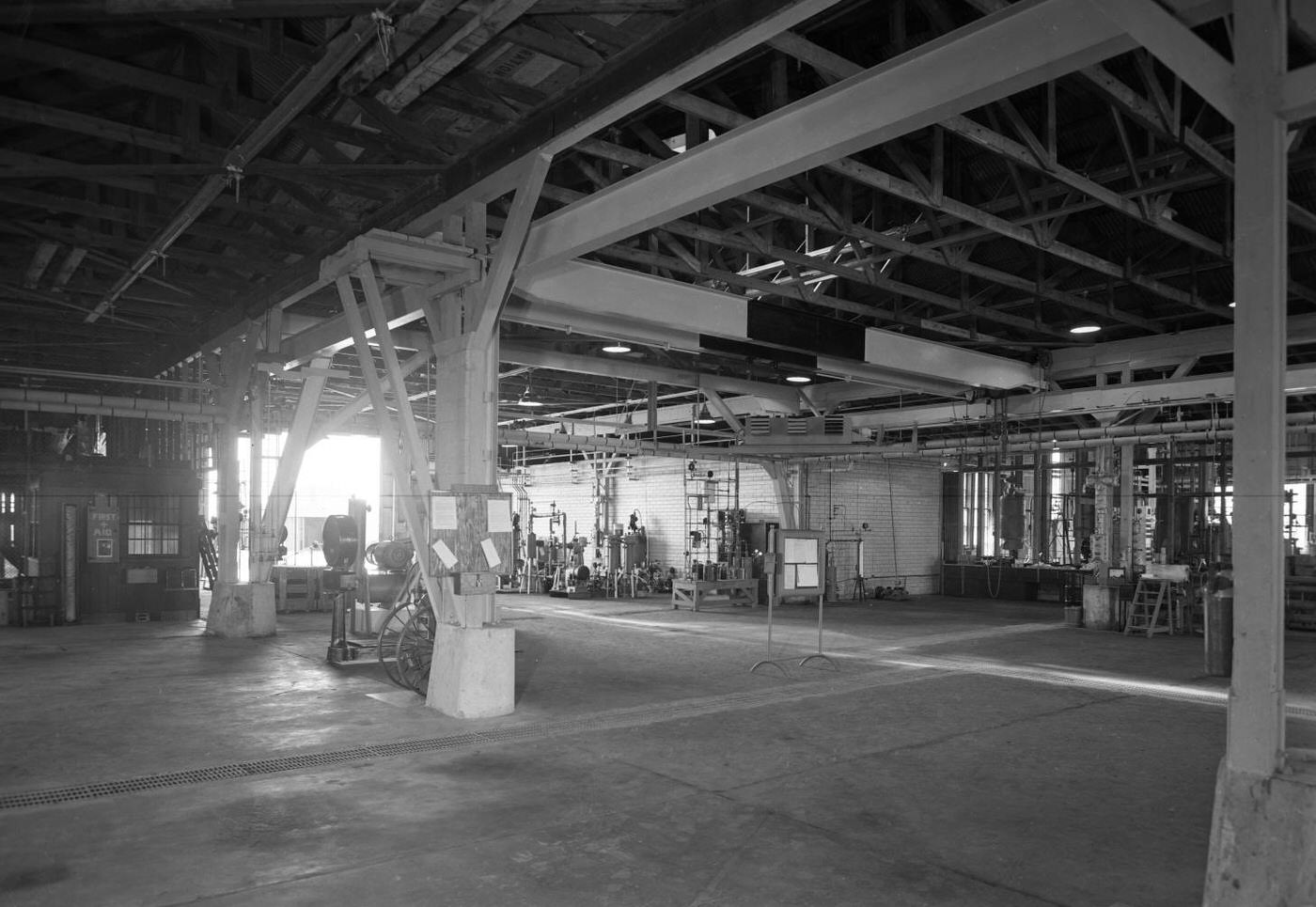 #6 Interior of Jefferson Chemical Company Plant, 1950.
