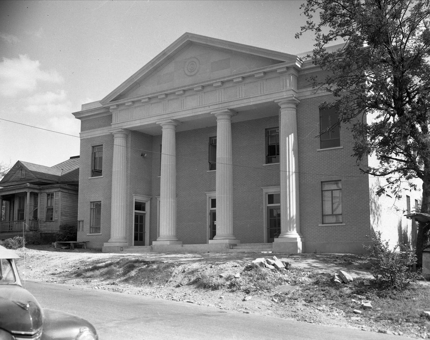 #12 Exterior of Masonic Temple, 1950.