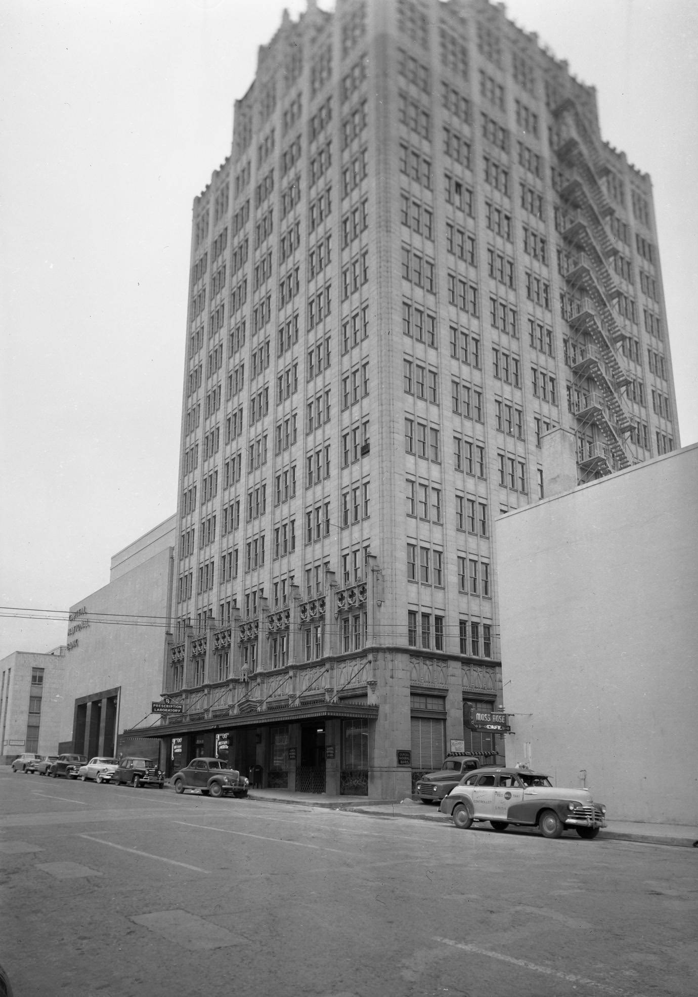 #132 Norwood Tower and Capital National Bank Building, 1952.