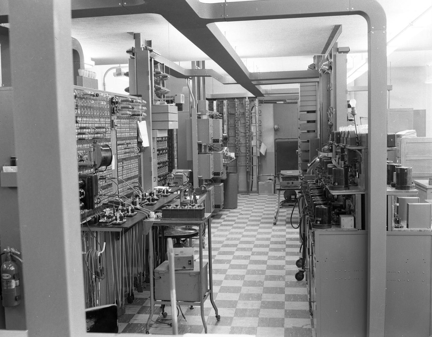 #80 1950s Office with Telegraphy Equipment, 1954.