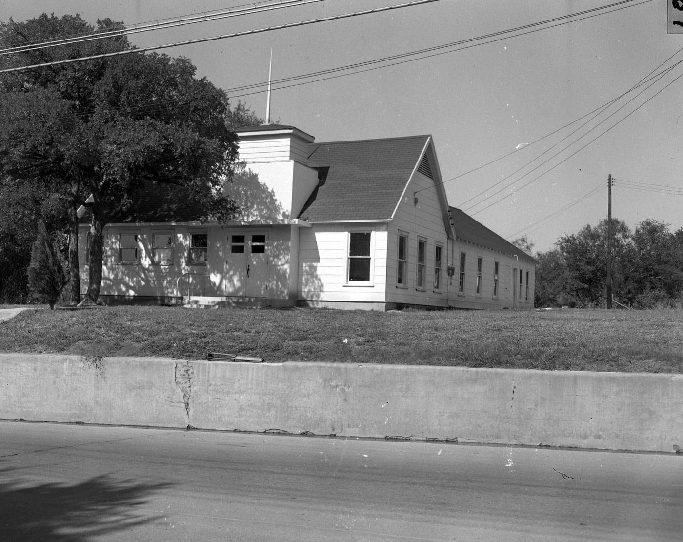 #243 Shoal Crest Baptist Church, Exterior View, 1951.
