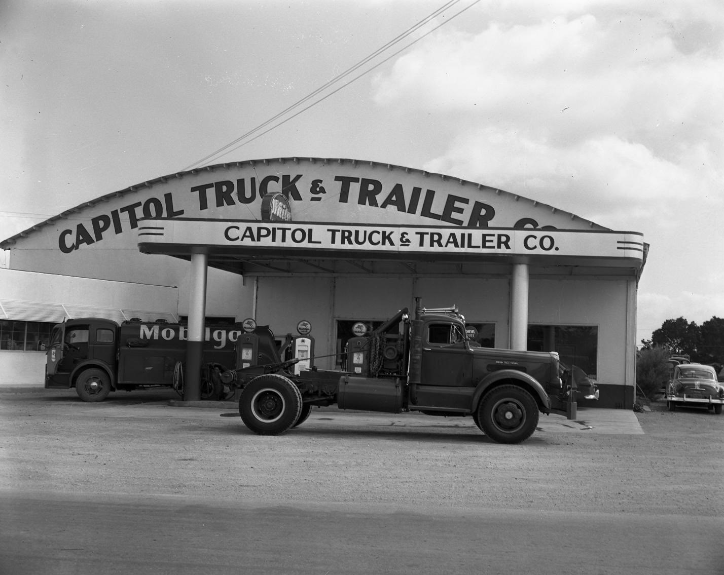 #118 Truck Parked at Capitol Truck & Trailer Co., 1951.