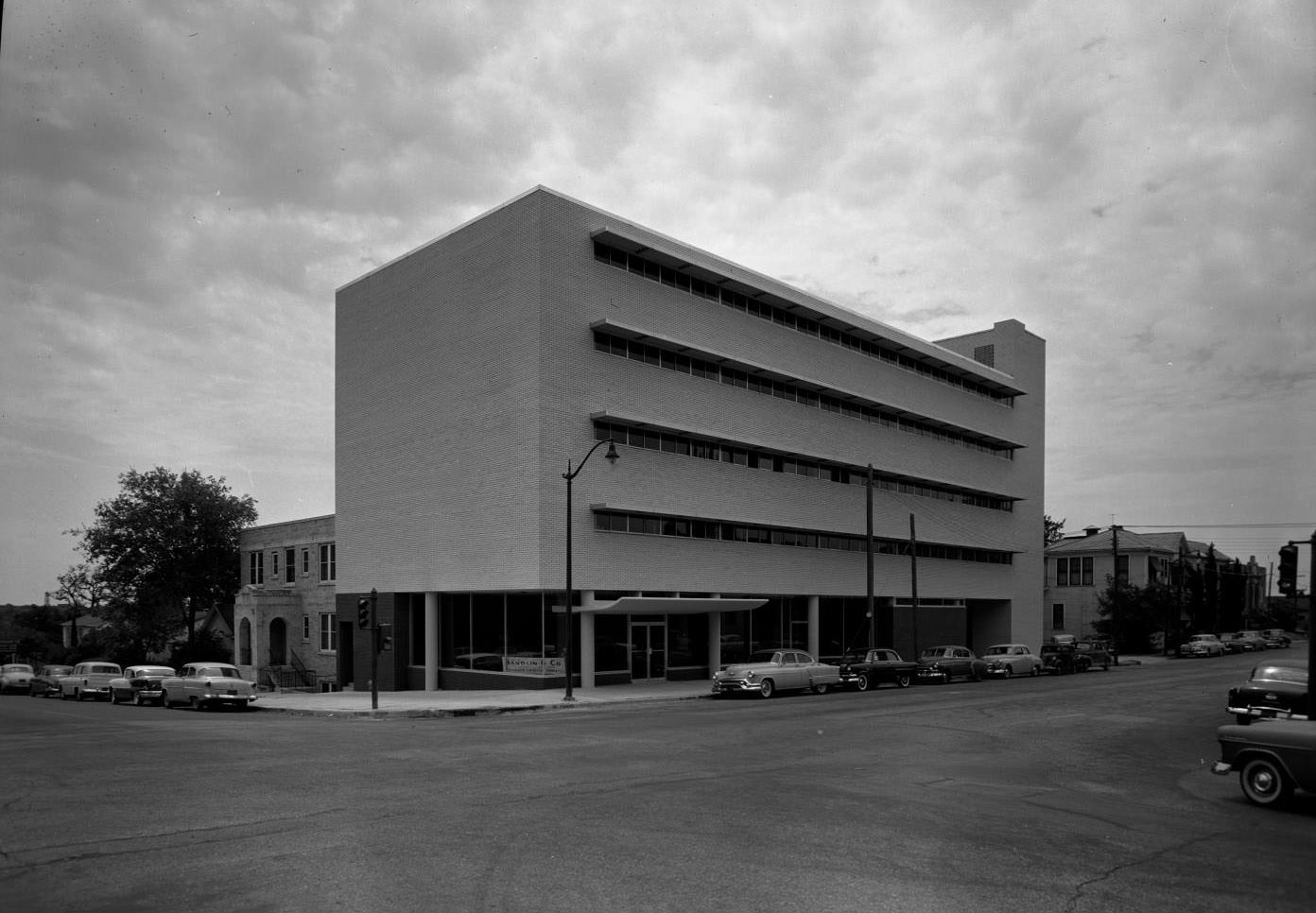 #226 Exterior of Veterans of Foreign Wars Headquarters in Texas, 1956.