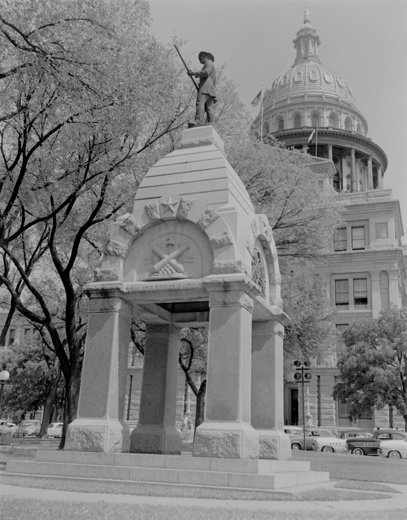 #13 War Memorial with “I Shall Never Surrender or Retreat” Inscription, 1955.