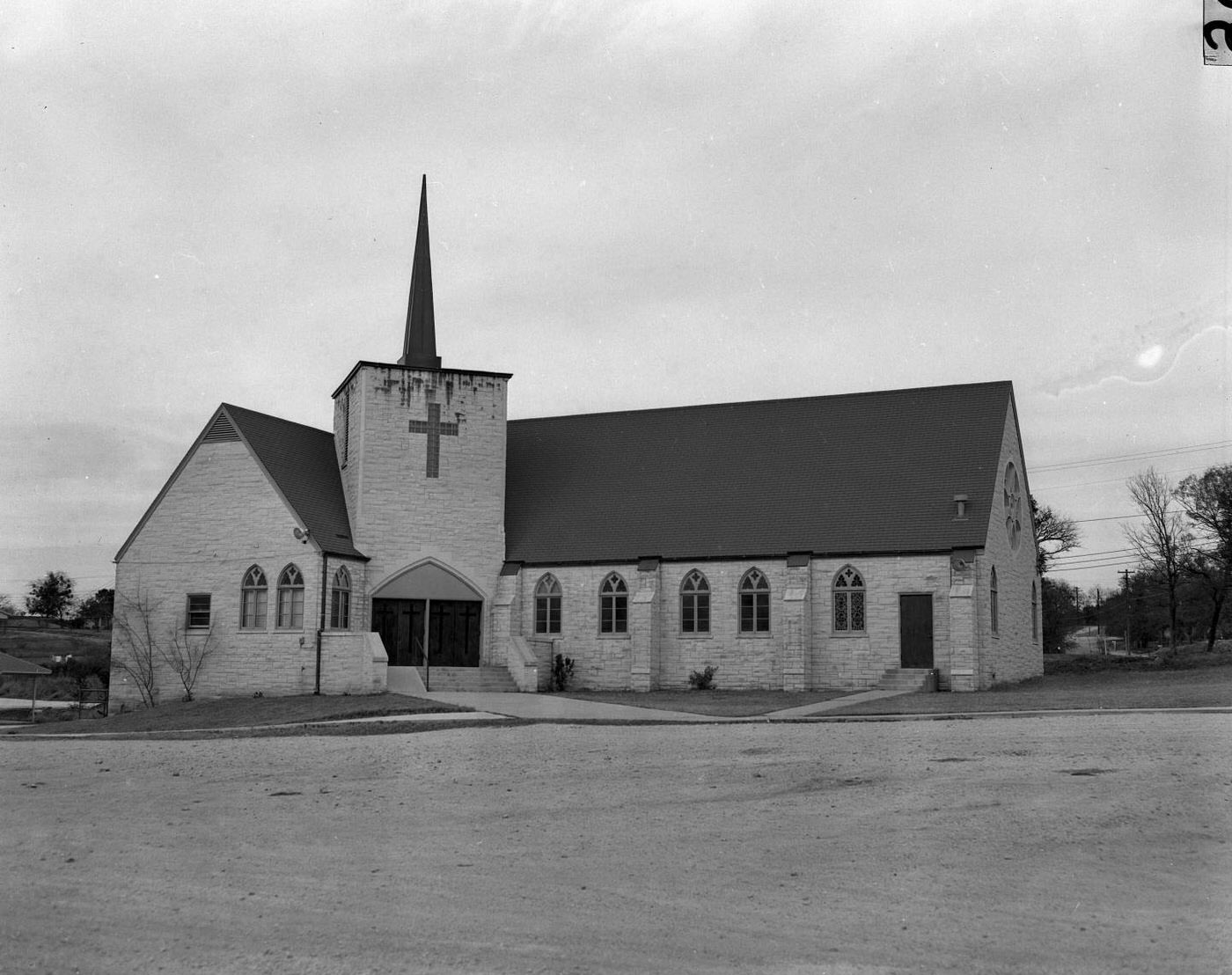 #238 Exterior of Westminster Presbyterian Church, 1951.