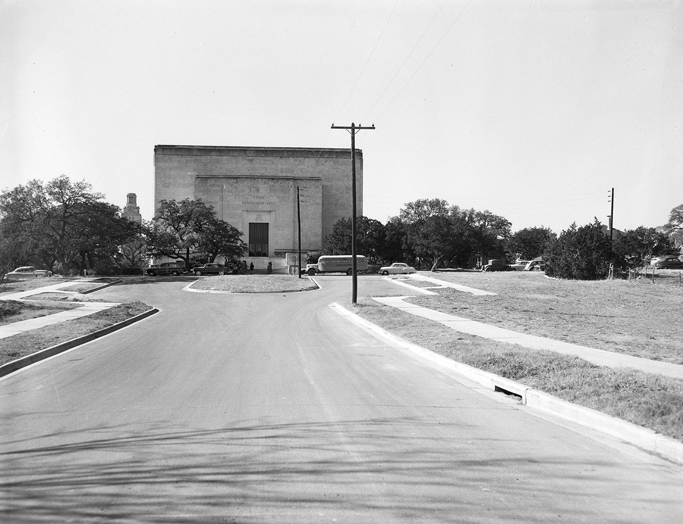 #14 Exterior of Texas Memorial Museum in Austin, 1951.
