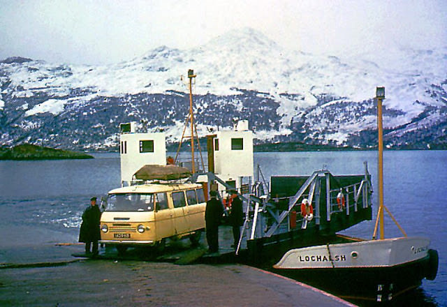 #105 Skye ferry, Kyle of Lochalsh, Scotland, 1963