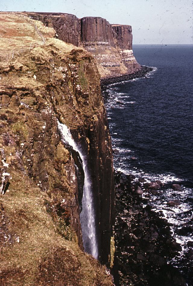 #107 Basalt cliffs of Northern Skye, Scotland, 1963