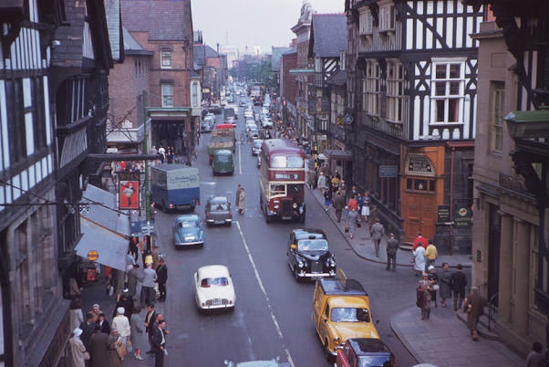 #177 Eastgate Street, Chester, England, May 26, 1961