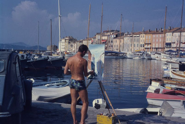 #20 Painter in Saint-Tropez, France, 1964