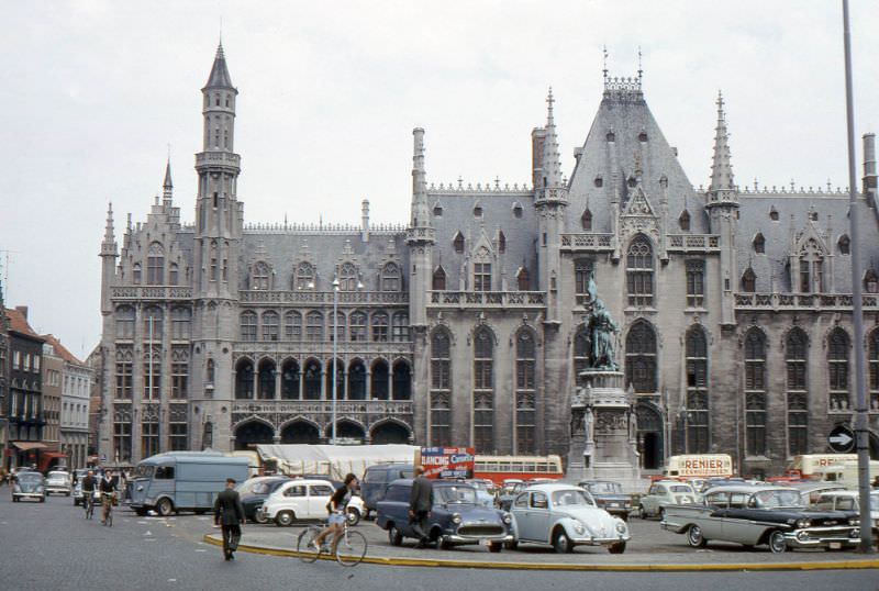 #57 Market Square, Bruges, Belgium, 1965