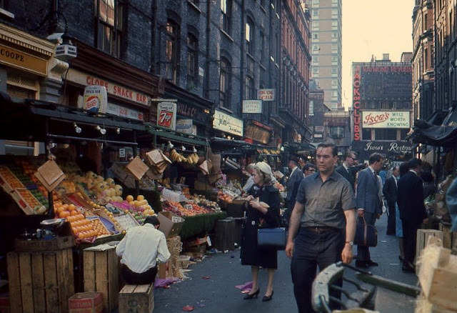 #61 Rupert Street Market, Soho, London, England, 1965