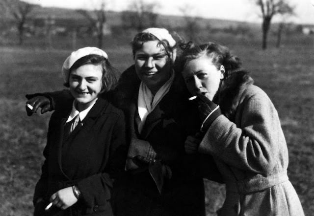 #3 Women enjoying a cigarette, Germany during WWII