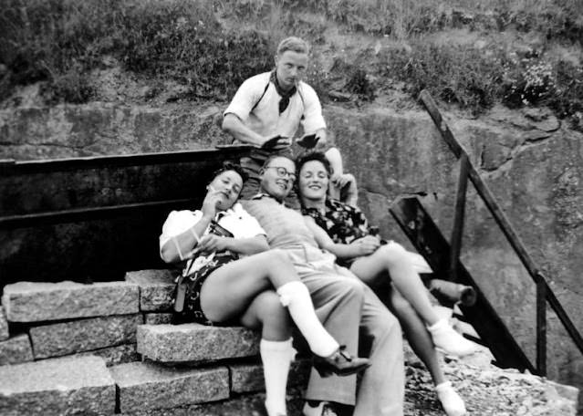 #40 Young Germans enjoying a day of leisure during WWII