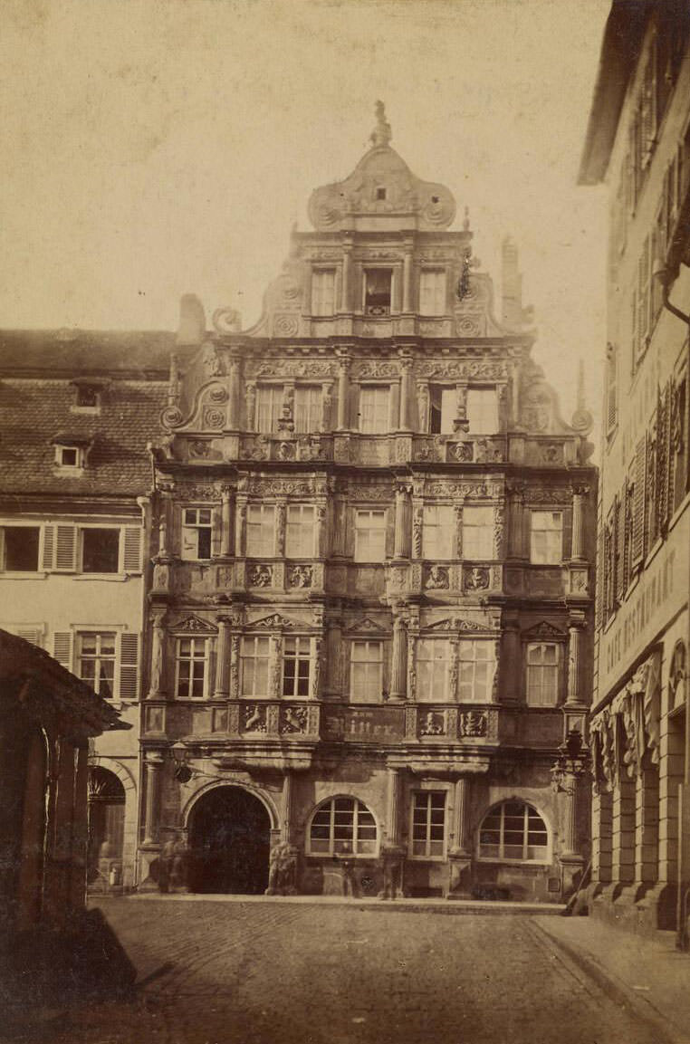 #110 Ritter building, Heidelberg, Germany, Eduard Lange, 1875.
