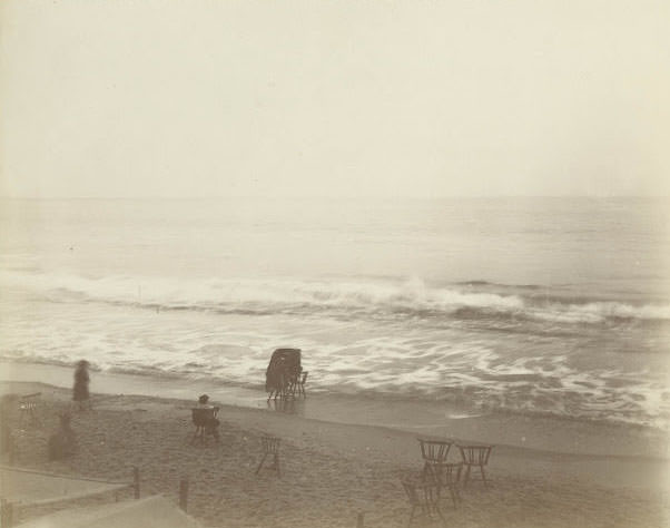 #17 Beach waves, island of Sylt, 1882.