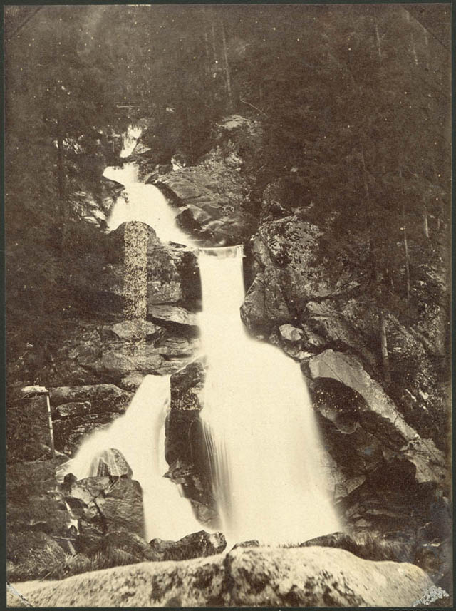 #29 Triberg Waterfalls, Black Forest, 1880s.