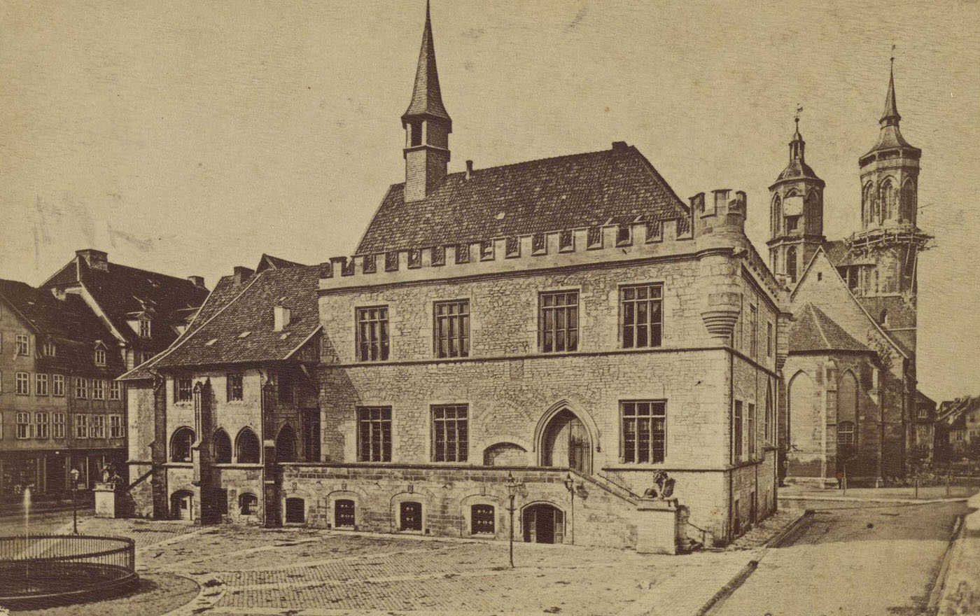 #51 Building in Gottingen by H. Hoyer, 1880.