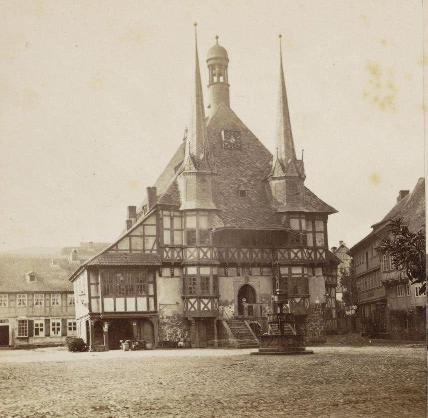 #65 Rathhaus, Wernigerode, 1860