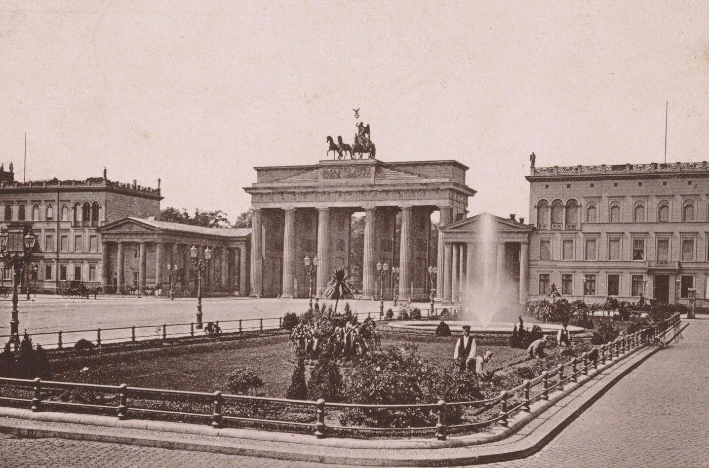 #14 View of the Brandenburg Gate in Berlin, 1891