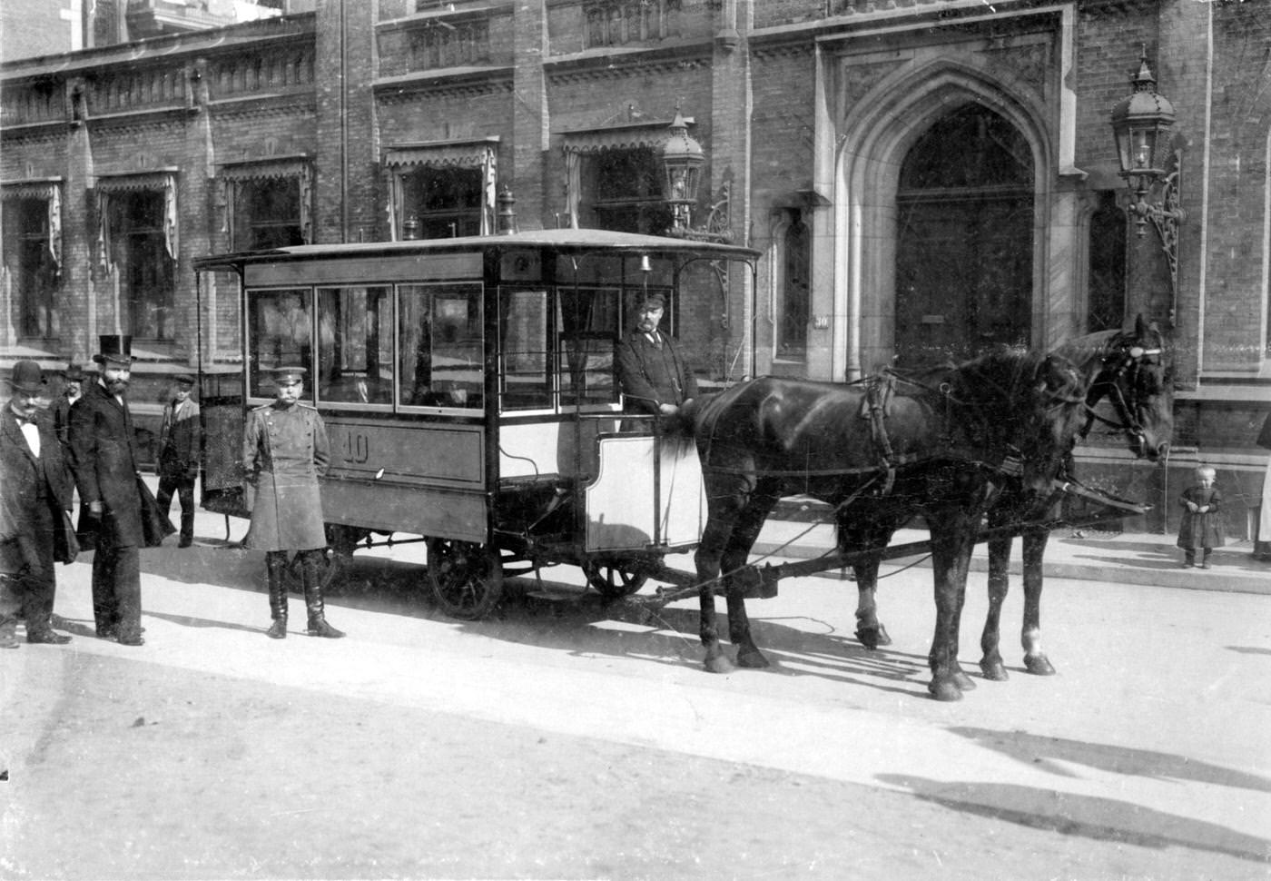 #19 Replacement of Horse Buses by Electric Trams, 1894
