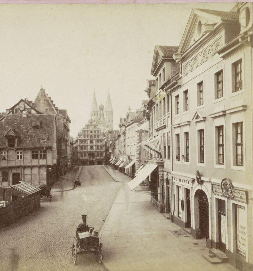 #21 Die Poststrasse in Braunschweig, 1890