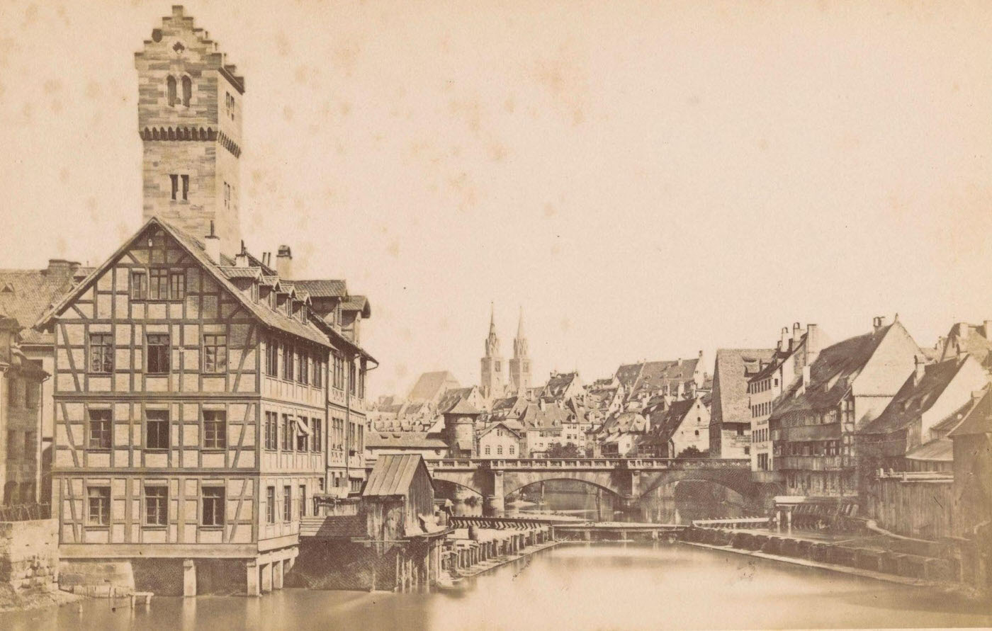 #26 View of the Maxbrucke in Nuremberg, 1898