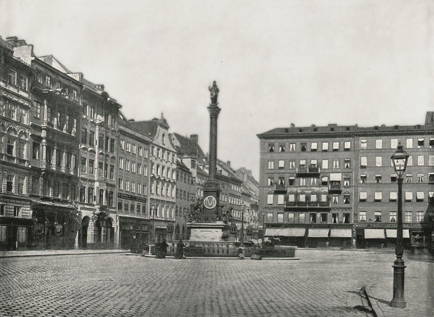 #57 The Karolinenplatz, Munich, 1895.