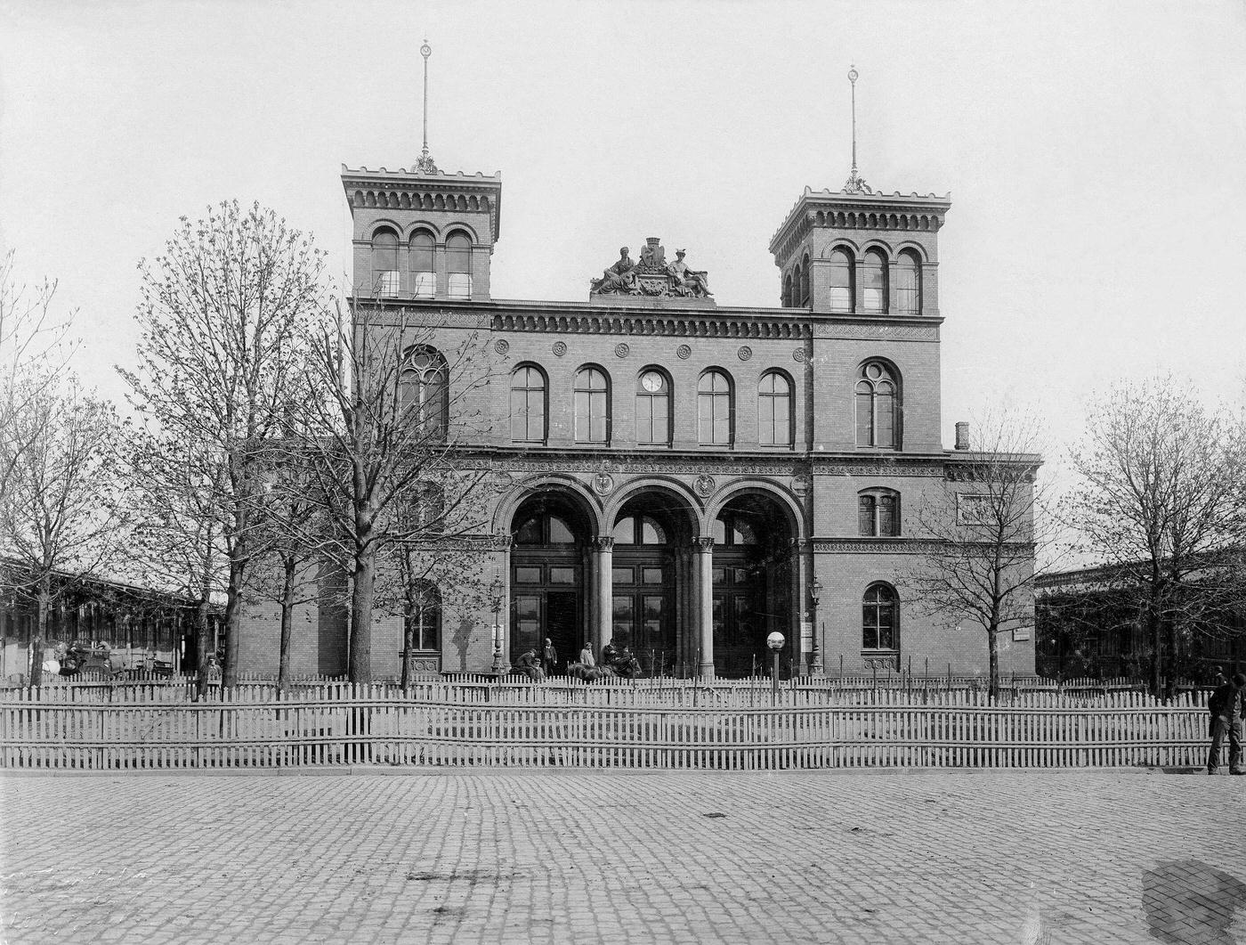 #68 Building of the ‘Schlachtvieh-Boerse’ in Berlin, Friedrichshain, Germany, 1897