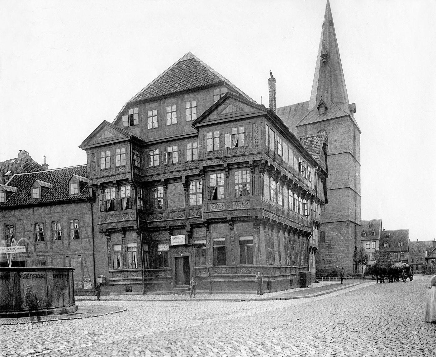 #54 Neustädter Schänke (pub) in Germany, Hildesheim, around 1900